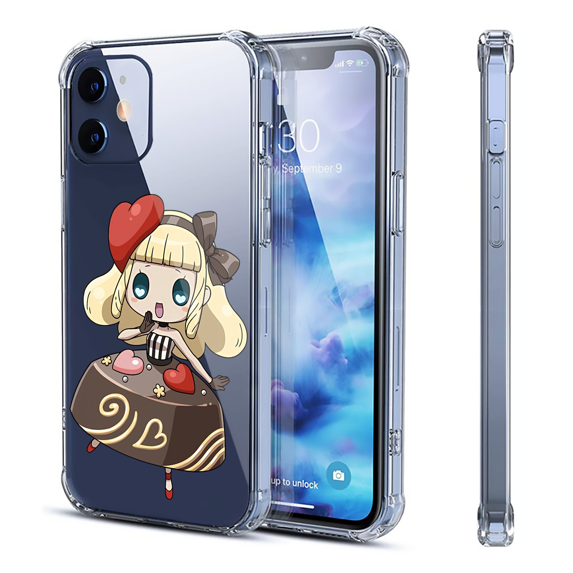 （画像用） 妖怪ウォッチ Yo-kai Watch 【iPhone 12シリーズ対応】透明スマホケース（クリアソフトケース）